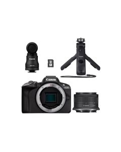 Canon EOS R50 APS-C Mirrorless Camera inc RF-S 18-45mm Lens Creator Kit - Black