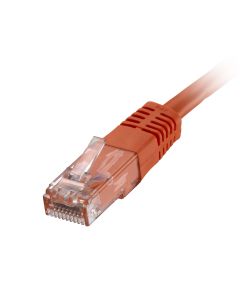 Cablenet CNL 100PK 3M C6 Or UTP PVC 24AWG FMB networking cable Orange Cat6 U/UTP (UTP)