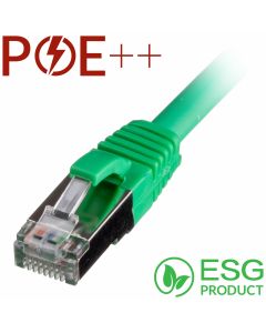 Cablenet 2m Cat6a RJ45 Green S/FTP LSOH 26AWG Snagless Booted Patch Lead (PK 100)