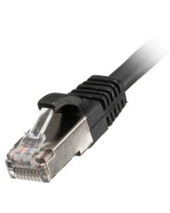 Cablenet CNL 100PK 2M C6a Bk SFTP Ls 26AWG SB networking cable Black Cat6a S/FTP (S-STP)