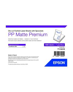 Epson 7113416 printer label White Self-adhesive printer label