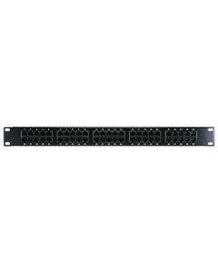 Cablenet 50 Way 1u Voice Panel 3 Pair (1,2-3,6-4,5)