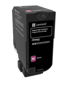 Lexmark 74C2HM0 Toner-kit magenta return program, 12K pages ISO/IEC 19798 for Lexmark CS 725