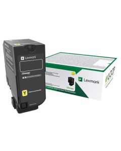 Lexmark 75B20Y0 Toner-kit yellow return program, 10K pages ISO/IEC 19752 for Lexmark CS 727
