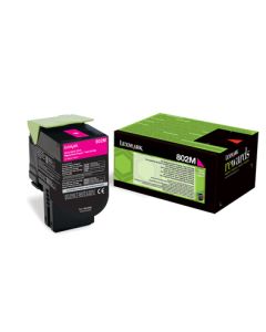 Lexmark 80C20M0/802M Toner-kit magenta return program, 1K pages ISO/IEC 19798 for Lexmark CX 310/410/510