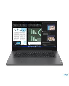 Lenovo V V17 IntelÂ® Coreâ„¢ i5 i5-1335U Laptop 43.9 cm (17.3") Full HD 8 GB DDR4-SDRAM 256 GB SSD Wi-Fi 6 (802.11ax) Windows 11 Pro Grey