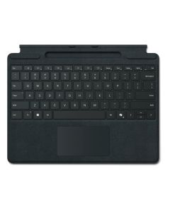 Microsoft Surface Pro X/8/9 Signature Keyboard with Copilot Button and Pen Storage - Black