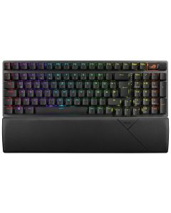 ASUS ROG Strix Scope II 96 Wireless keyboard Gaming USB + RF Wireless + Bluetooth QWERTZ German Black