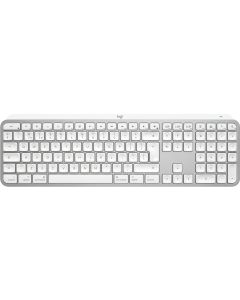 Logitech MX Keys S for Mac keyboard Office RF Wireless + Bluetooth QWERTY UK English Aluminium, White