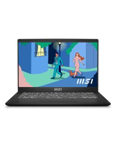 MSI Modern 14 C7M-074UK AMD Ryzenâ„¢ 5 7530U Netbook 35.6 cm (14") Full HD 8 GB DDR4-SDRAM 512 GB SSD Wi-Fi 6E (802.11ax) Windows 11 Home Black