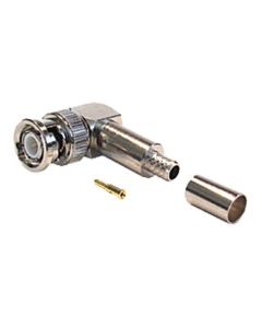 Cablenet BNC Right Angle Crimp Plug RG59 Turned