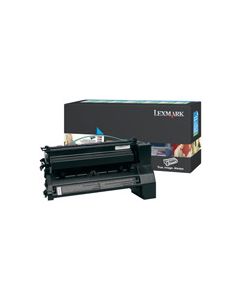Lexmark C780A1CG Toner cartridge cyan return program, 6K pages/5% for Lexmark C 780/782