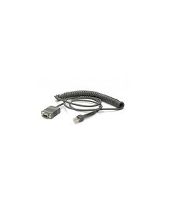 Zebra CBA-R71-C09ZAR serial cable Black 2.8 m RS232 DB9