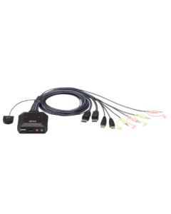 Aten CS22DP KVM switch Black