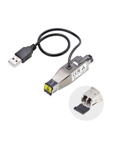 StarTech.com Gigabit Fiber to RJ45 Ethernet Media Converter Dongle, Optical Singlemode 10km/Multimod
