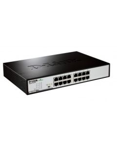 D-Link DGS-1016D/E network switch Unmanaged Black,Metallic