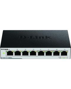 D-Link DGS 1100-08PV2 - Switch - smart - 8 x 10/100/1000 (PoE) - desktop - PoE (64 W)