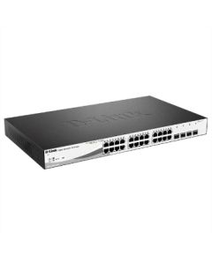 D-Link Switch DGS-1210-28P/E 24xGBit/4xSFP 19" Managed PoE (193W)