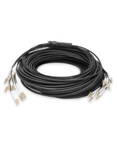 Digitus Pre-assembled Fiberglass Universal Breakout Cable, Multi Mode OM4, 12 Fibers, LC/UPC - LC/UPC