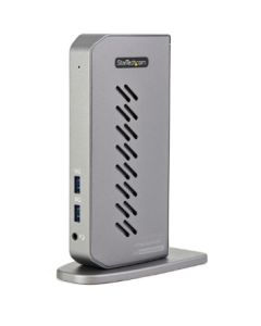 StarTech.com USB-C USB-A Dock - Hybrid Universal USB 3.0 Docking Station for USB-C or USB-A Laptop -