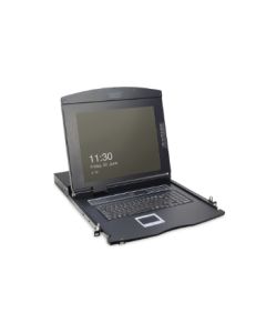 Digitus Modular console with 17" TFT (43,2cm), 8-port KVM & Touchpad, US keyboard