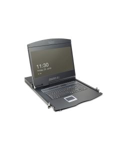 Digitus Modular console with 19" TFT (48,3cm), 8-port KVM & Touchpad, german keyboard