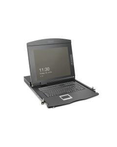 Digitus 19" HD LCD KVM console, 1-port VGA, German keyboard