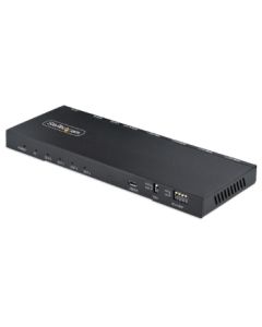 StarTech.com 4-Port HDMI Splitter, 4K 60Hz HDMI 2.0 Video, 4K HDMI Splitter w/ Built-in Scaler, HDMI
