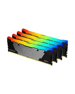 Kingston Technology FURY 64GB 3600MT/s DDR4 CL16 DIMM (Kit of 4) 1Gx8 Renegade RGB
