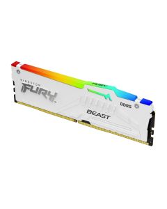 Kingston Technology FURY Beast 16GB 6400MT/s DDR5 CL32 DIMM White RGB XMP