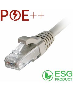 Cablenet 2m Cat6 RJ45 Grey U/UTP LSOH 24AWG Snagless Booted Patch Lead (PK 100)