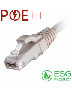 Cablenet 3m Cat6 RJ45 White U/UTP LSOH 24AWG Snagless Booted Patch Lead (PK 100)