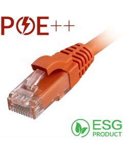 Cablenet 2m Cat6 RJ45 Orange U/UTP LSOH 24AWG Snagless Booted Patch Lead (PK 100)