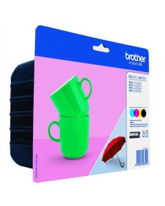 Brother LC-227XLVALBP Ink cartridge multi pack Bk,C,M,Y, 4x1.2K pages ISO/IEC 24711 Pack=4 for Brother MFC-J 4420