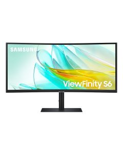 Samsung ViewFinity S6 S65UC computer monitor 86.4 cm (34") 3440 x 1440 pixels UltraWide Quad HD LCD Black