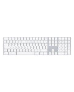 Apple Magic w/ Numeric Keypad keyboard Universal Bluetooth QWERTY English Silver, White