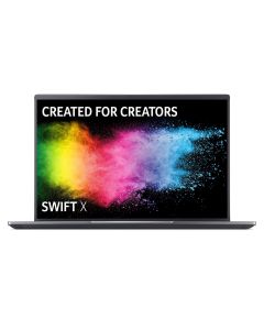 Acer Swift X SFX14-51G 14 inch Laptop - (Intel Core i5-1240P, 8GB, 512GB SSD, NVIDIA GeForce RTX 3050, Quad HD Display, Windows 11, Iron)