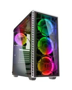 Kolink OBSERVATORY WHITE Midi Tower Black, White