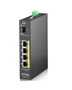 Zyxel RGS100-5P Unmanaged L2 Gigabit Ethernet (10/100/1000) Black Power over Ethernet (PoE)