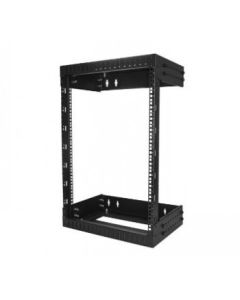StarTech.com 15U 19" Wall Mount Network Rack - Adjustable Depth 12-20" 2 Post Open Frame Server Room Rack for AV/Data/ IT Communication/Computer Equipment/Switch w/Cage Nuts & Screws