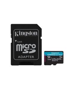 Kingston Technology 1TB microSDXC Canvas Go Plus 170R A2 U3 V30 Single Pack w/o ADP