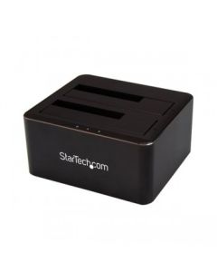 StarTech.com Dual-Bay SATA HDD Docking Station for 2 x 2.5/3.5" SATA SSDs/HDDs - USB 3.0