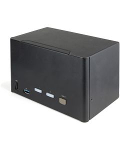 Startech.Com 2 Port Quad Monitor Displayport Kvm Switch - 4k 60hz Uhd Hd