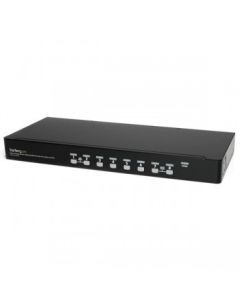 StarTech.com 8 Port 1U Rackmount USB KVM Switch Kit with OSD and Cables