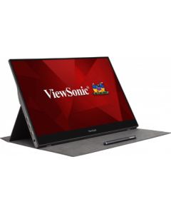 Viewsonic TD1655 touch screen monitor 39.6 cm (15.6") 1920 x 1080 pixels Multi-touch Multi-user Blac