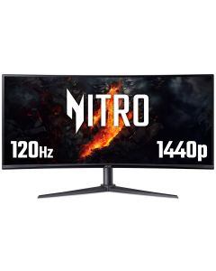 Acer NITRO XZ0 Nitro XZ340CUJ0 curved ultra-wide gaming monitor - 34", 21:9, 1500R curve, UltraWide Quad HD, 120Hz, 1ms, AdaptiveSync, HDR 10, HDMI & DP