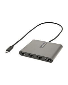 Startech.Com Usb C To 4 Hdmi Adapter - External Video & Graphics Card - Usb Type-C