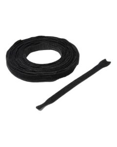 Cablenet 25mm x 300mm 750pcs Spool Velcro One Wrap Strap Black