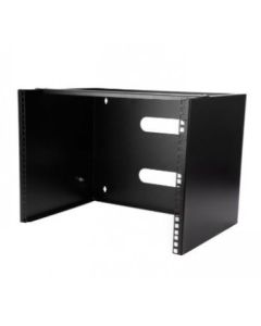 StarTech.com Wall-Mount Bracket for Shallow Rack-Mount Equipment - Solid Steel - 8U