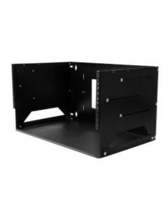 StarTech.com Wall-Mount Server Rack with Built-in Shelf - Solid Steel - 4U
